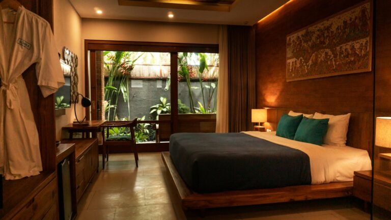 Hotel room for traveling workers